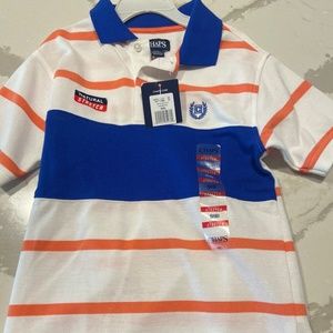 Chaps short sleeve polo boys s/p size 8 new with tag